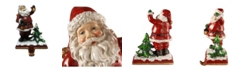 National Tree Company 6.5" Santa holding a Bell Stocking Holder